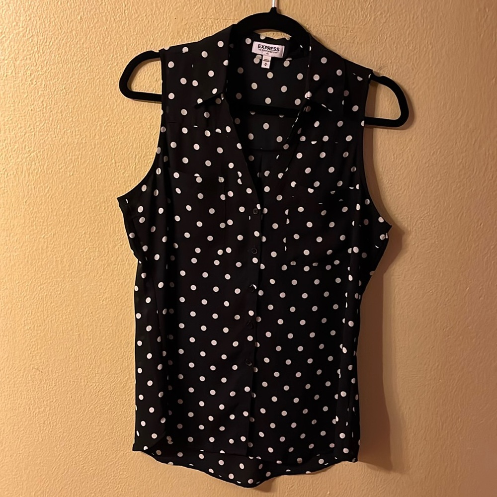 Express Portofino Sleeveless Blouse M